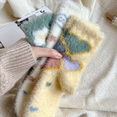 5 Pairs Ethnic Style Vintage Crew Socks Totem Print Fashion Versatile Socks Soft Comfortable Socks for Women - KawaSocks