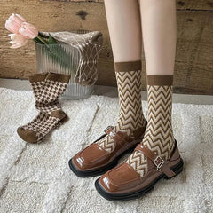Cotton Christmas Crew Socks | Cute Socks | Christmas Gift - KawaSocks