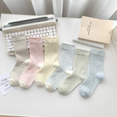 Colorful Striped Socks | Loose Socks | Scrunch Slouch Socks | Cute Outfits - KawaSocks