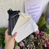 Lace Crew Socks with Ruffle | Frilly Lolita Socks for Women | Lolita Outfits - KawaSocks