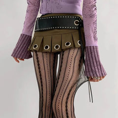 Vintage Lace Tights | Punk & Gothic Outfits | Kawaii Socks - KawaSocks