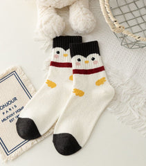 White Penguin crew socks, sold as one pair in the selected style