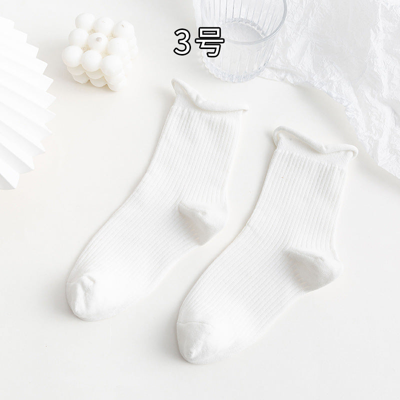 Original supplier product photo of one white pair, style No.3; number identifies style, not pair quantity