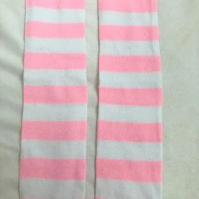 Harajuku Outfits Stylish Striped Thigh High Socks for Halloween - KawaSocks