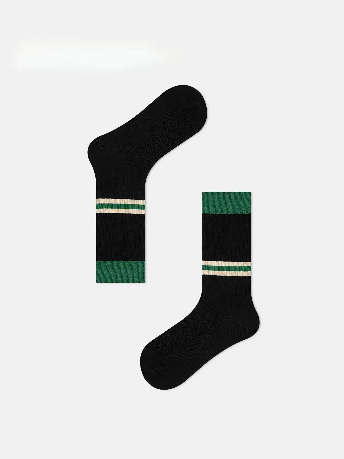 Colorful Socks | Contrast Color | Vintage Crew Socks | Striped Socks - KawaSocks