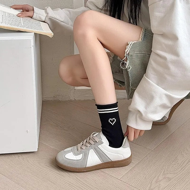 Cotton Cute Crew Socks | Women's Casual Socks | Kawaii Outfits - KawaSocks