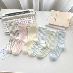 Colorful Striped Socks | Loose Socks | Scrunch Slouch Socks | Cute Outfits - KawaSocks