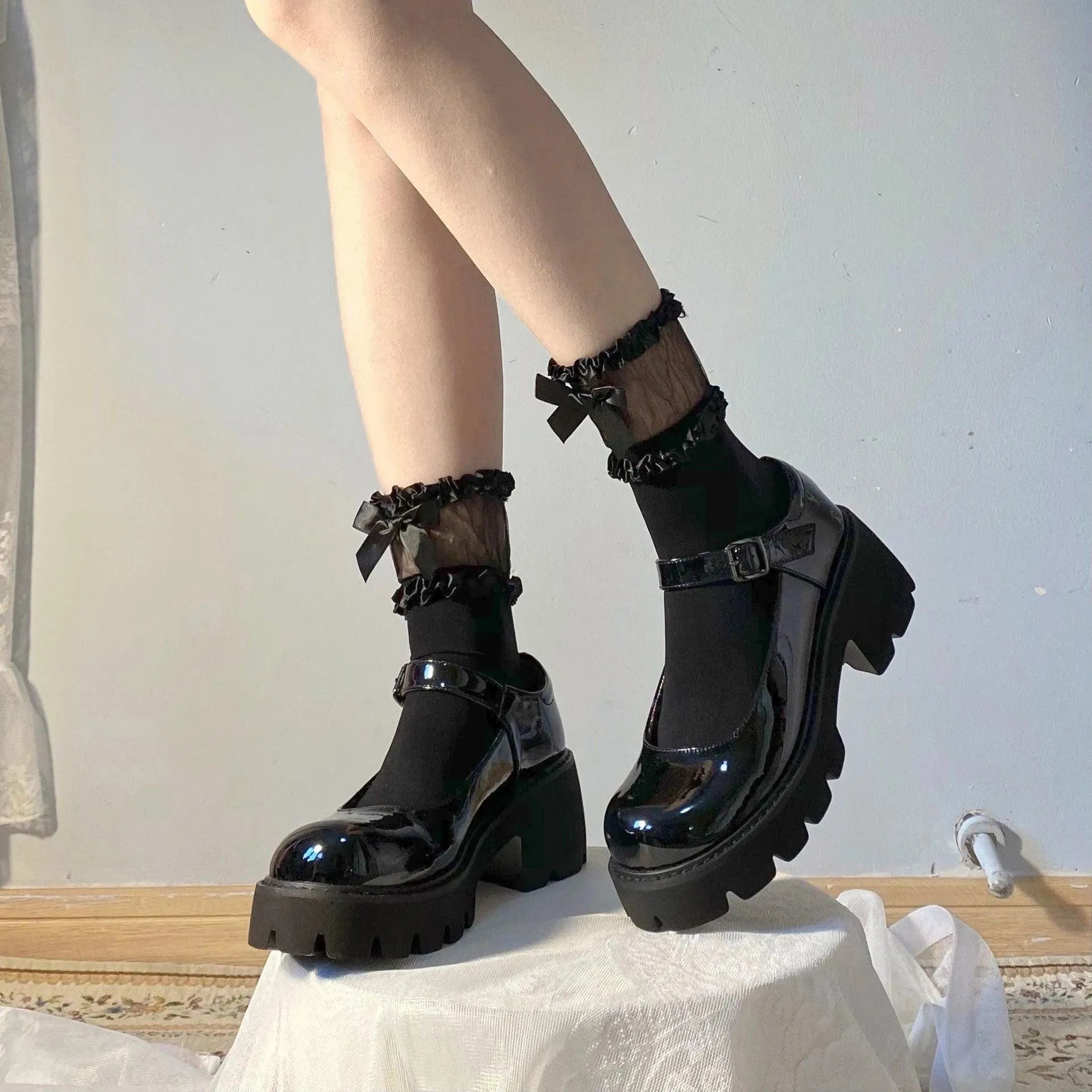 Sweet Lolita Socks Ruffle Lace Princess Cute Socks | Kawaii Outfits - KawaSocks