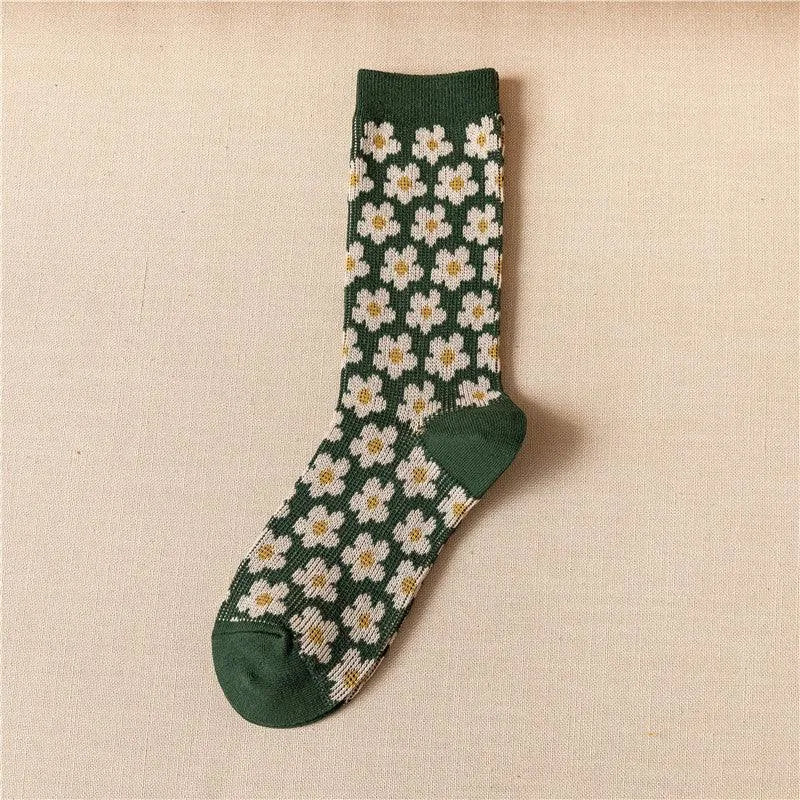 Funny Christmas Crew Socks | Crew Socks With Diamond Pattern - KawaSocks