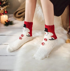 One Box of Fuzzy Christmas Socks | Funny Christmas Socks - KawaSocks