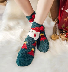 One Box of Fuzzy Christmas Socks | Funny Christmas Socks - KawaSocks