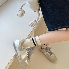 Korean Fashion White Socks for Women | Cute Crew Socks | Kpop Outfits - KawaSocks