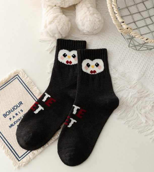 Black Penguin crew socks, sold as one pair in the selected style