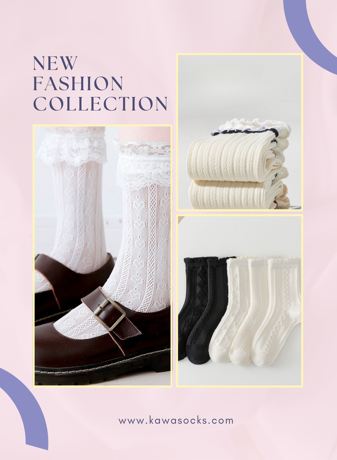 Kawaii Socks | Cute Lolita & Vintage Socks – KawaSocks